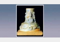 佛像陶插座的图片，尺寸，特征和器形