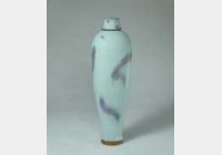 钧窑天蓝釉紫红斑梅瓶的图片，特点，年代，鉴赏，馆藏