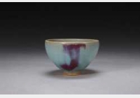 宋金钧窑天蓝釉紫红斑碗的图片，特点，年代，鉴赏，馆藏