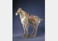 唐三彩马的图片，特点，年代，鉴赏，馆藏