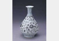 明洪武青花缠枝牡丹纹玉壶春瓶的图片，特点，年代，鉴赏，馆藏