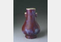清雍正窑变釉贯耳瓶的图片，特点，年代，鉴赏，馆藏