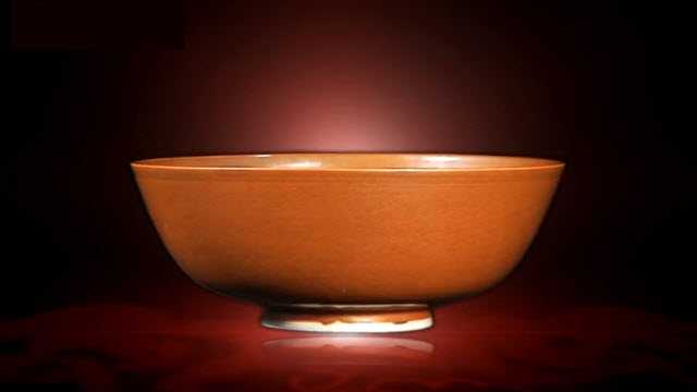 紫金釉碗
