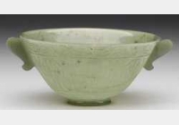 清青玉双耳碗（鄂图曼帝国耳形双柄碗）的图片，特点，价格，鉴赏