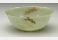 清青玉碗（印度绘金花椭圆碗）的图片，特点，价格，鉴赏，馆藏