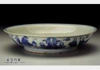 明代嘉靖窑青花群仙祝寿盘的图片，特点，价格，鉴赏，馆藏