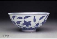 明代成化窑青花花卉纹碗的图片，特点，价格，鉴赏，馆藏