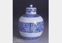 清代康熙青花饕餮纹盖罐的图片，特点，价格，鉴赏，馆藏