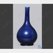 免费鉴宝第7期:清乾隆时期霁蓝釉胆式瓶